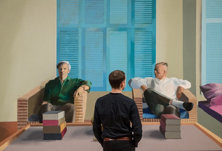 Image: David Hockney Retrospective, Tate Britain, London, Britain - 06 Feb 2017