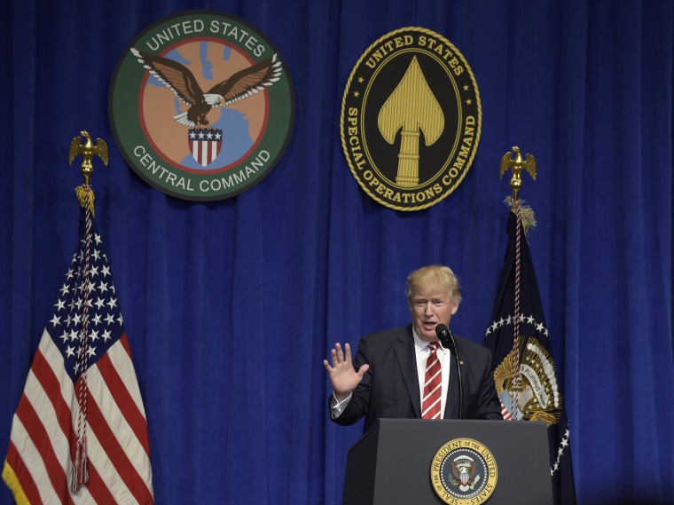 Image: Donald Trump at MacDill Air Force Base