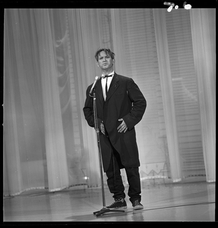 Image: Irwin Corey appears in "The Hollywood Palace," which aired on April 23, 1966.