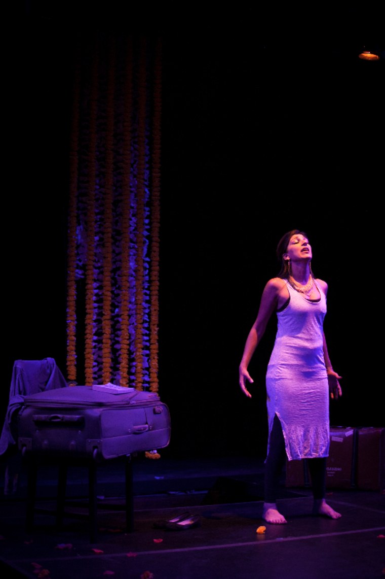 Minita Gandhi performs her first play, "MUTHALAND."