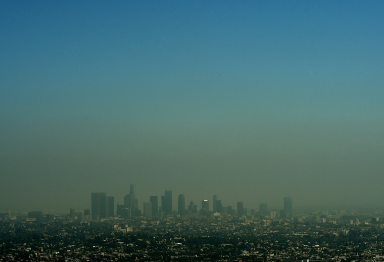 Image: US-LIFESTYLE-TOURISM-LOS ANGELES-POLLUTION