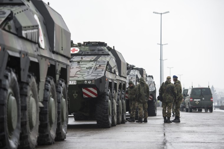 Image: Bundeswehr Ships Military Equipment To Lithuania