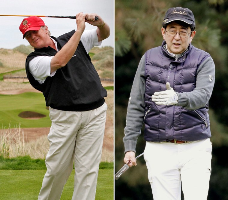 Image: Trump, Abe