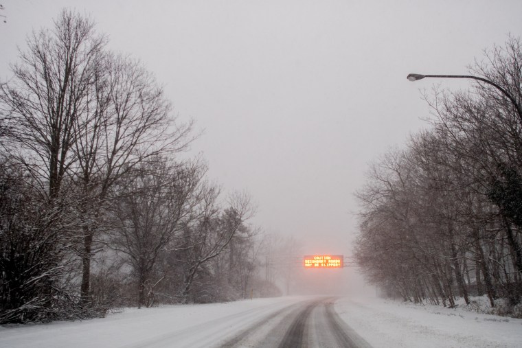 Image: Massive Snowstorm Brings Up To Foot Of Snow To Large Swath Of Northeast