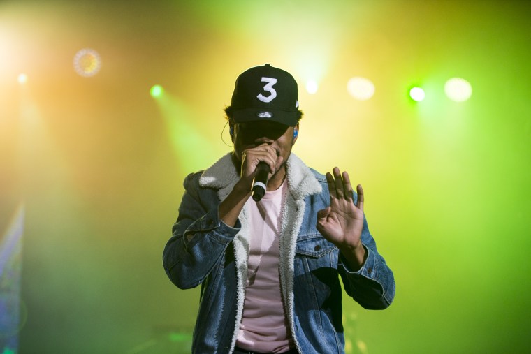 Chance the Rapper performs at Eagle Bank Arena