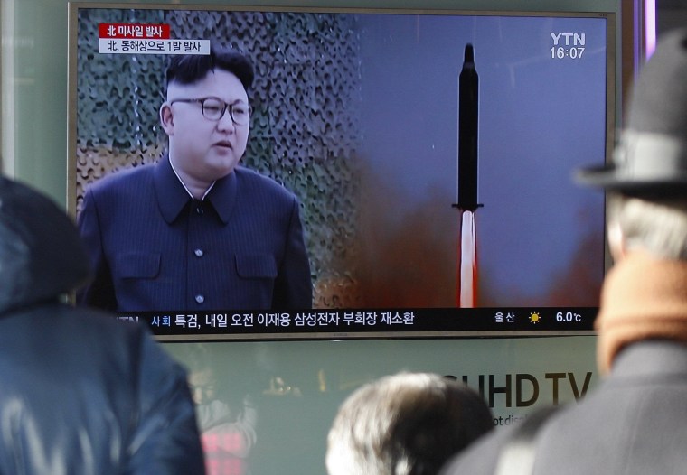 Image: North Korean missile launch