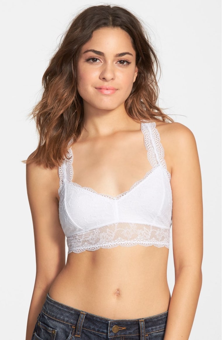 Galloon Halter Grey Lace Bralette