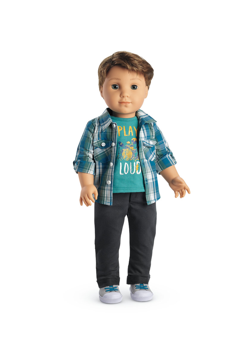 Logan Everett is American Girl's first boy doll.