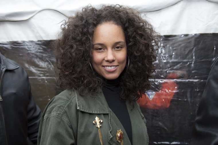 Alicia Keys hair