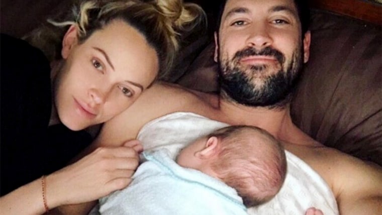 'Dancing' stars Maksim Chmerkovskiy and Peta Murgatroyd debut baby son, Shai