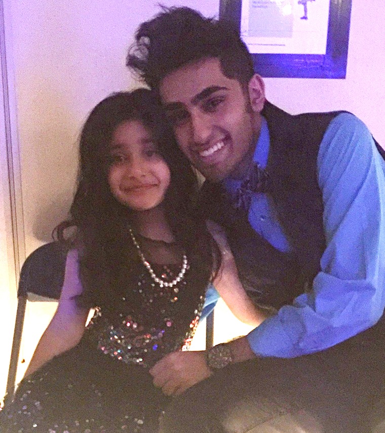 Mohammad Hasher took his little sister to a father-daughter dance after their dad abandoned them.