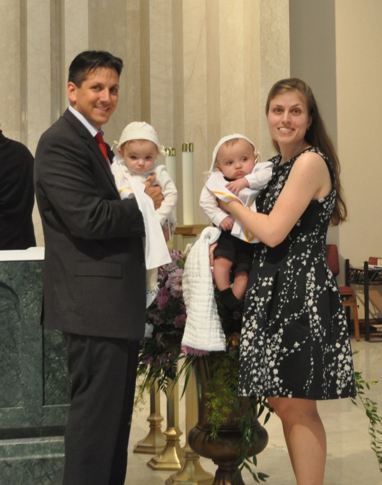 Andrea and Keith Sadlowski, with Alexa and Eric.