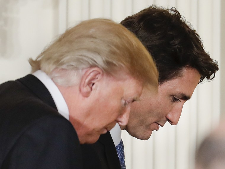 Image: Donald Trump, Justin Trudeau