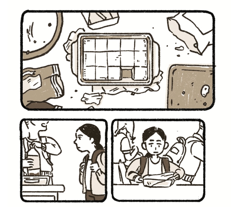 A section from Jean Wei's comic Nian Gao.