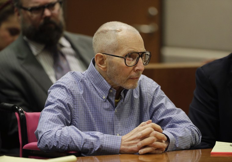 Image: Real estate heir Robert Durst sits in a courtroom during a hearing Wednesday, Dec. 21, 2016, in Los Angeles, Calif.