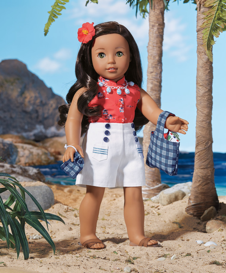 Nanea Mitchell, the new Native Hawaiian American Girl doll.