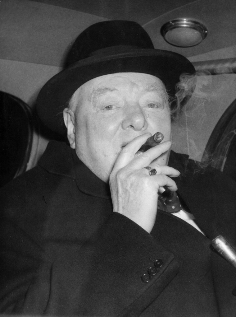 IMAGE: Winston Churchill in 1954