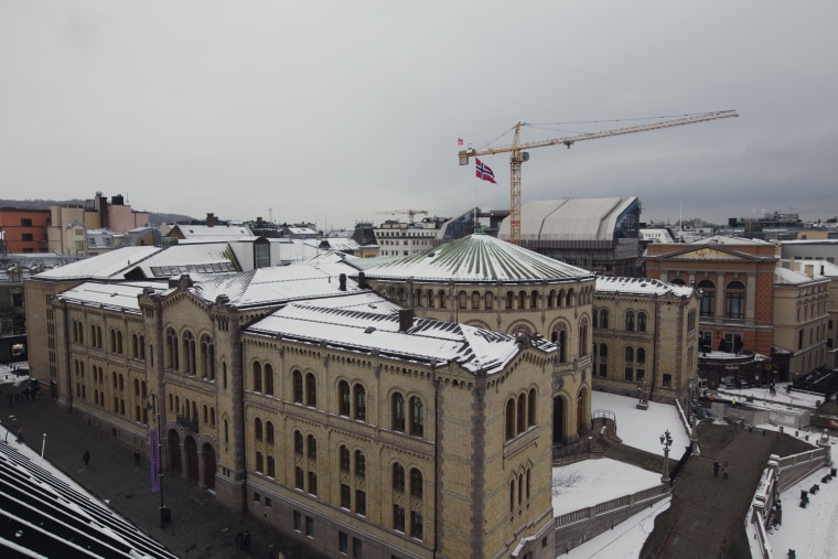 Image: The Parliament building in Oslo