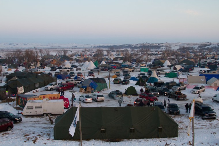 A look at the camp at Standing Rock walking back from the front lines. 