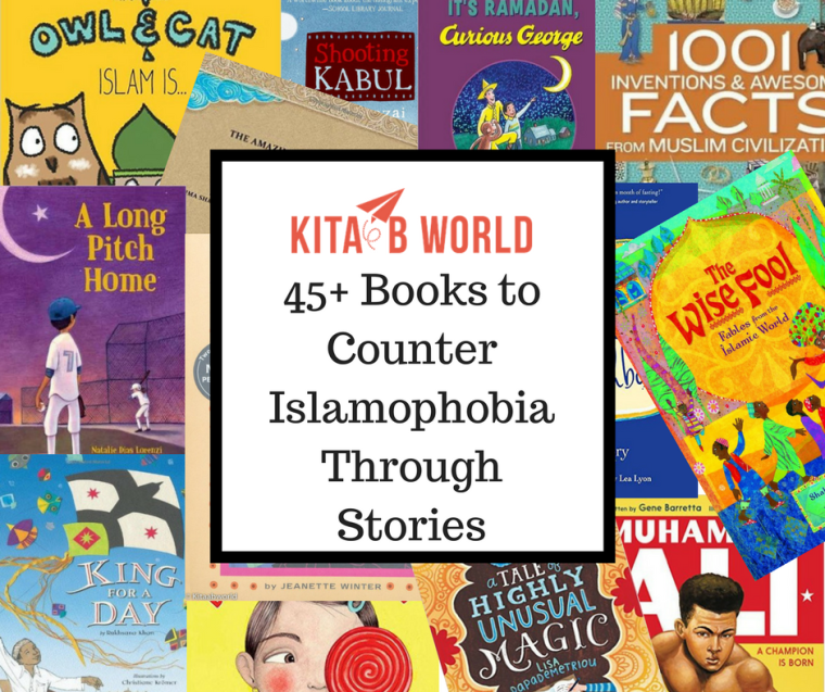 The logo of KitaabWorld's "Counter Islamophobia Through Stories" Campaign
