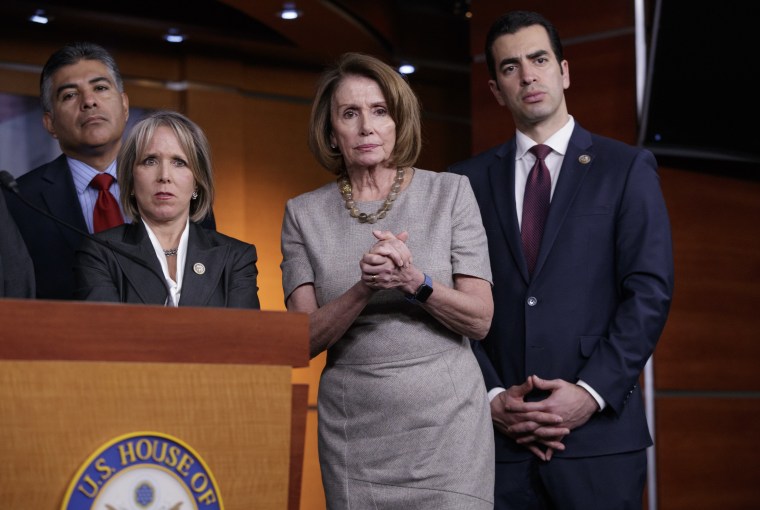 Image: Nancy Pelosi, Tony Cardenas, Michelle Lujan Grisham, Ruben Kihuen