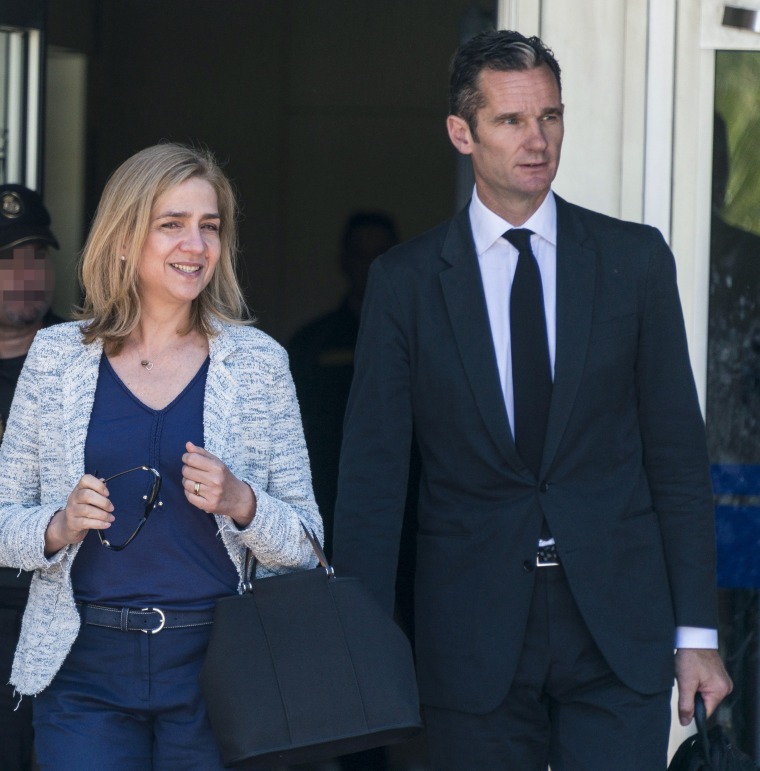 Image: Princess Cristina and husband Inaki Urdangarin