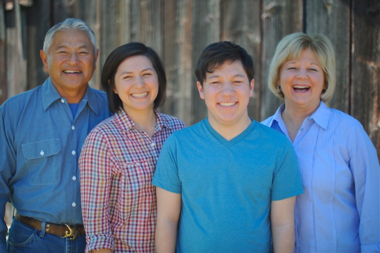 The Masumotos: (L-R) David "Mas" Masumoto, Nikiko Masumoto, Korio Masumoto, Marcy Masumoto.