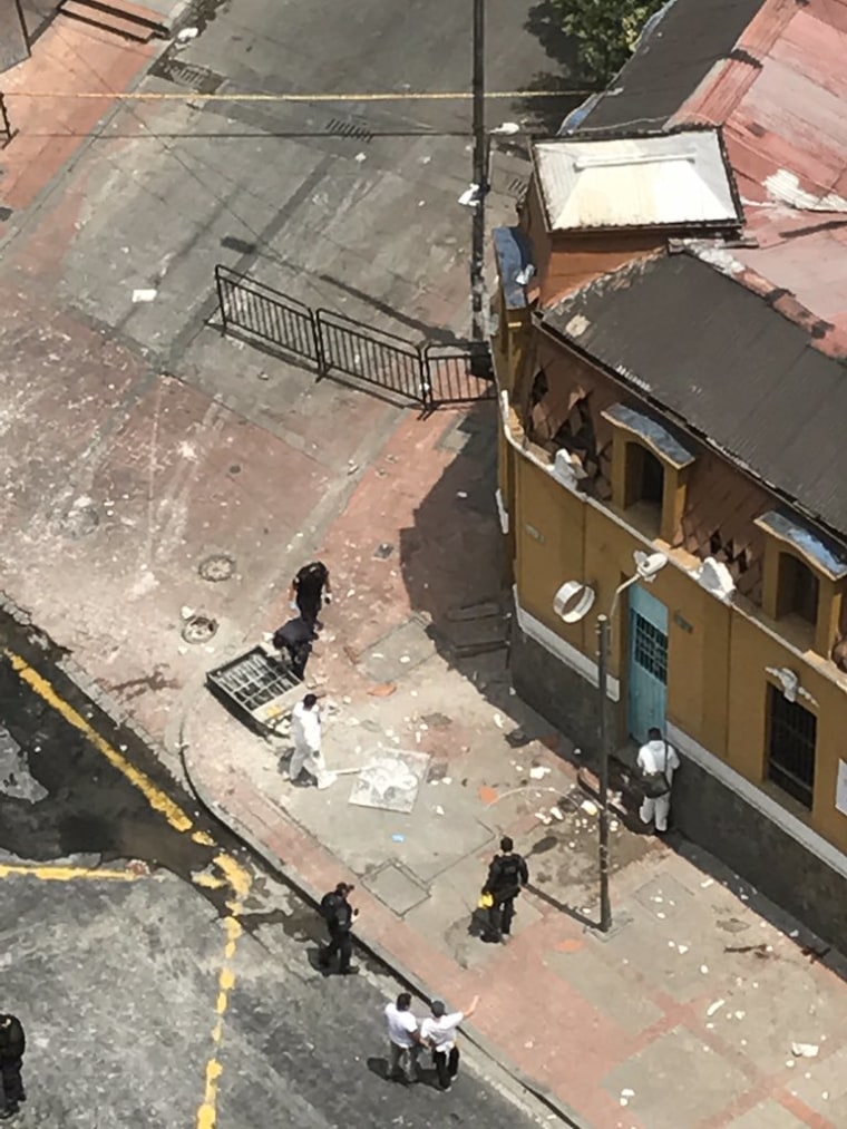 IMAGE: Bogota explosion site