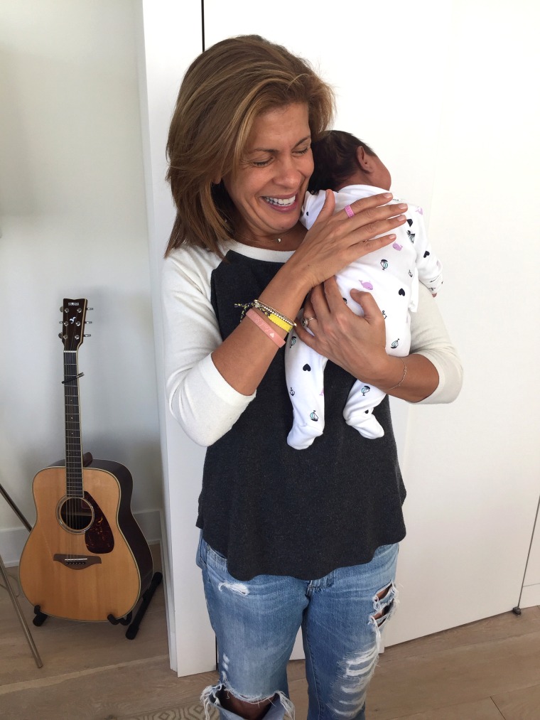 Hoda and baby Haley Joy