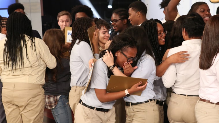 The students at Brooklyn's Summit Academy Charter School on the Ellen DeGeneres show