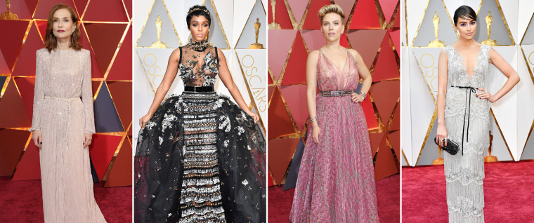Oscars red carpet dress: Belts trend