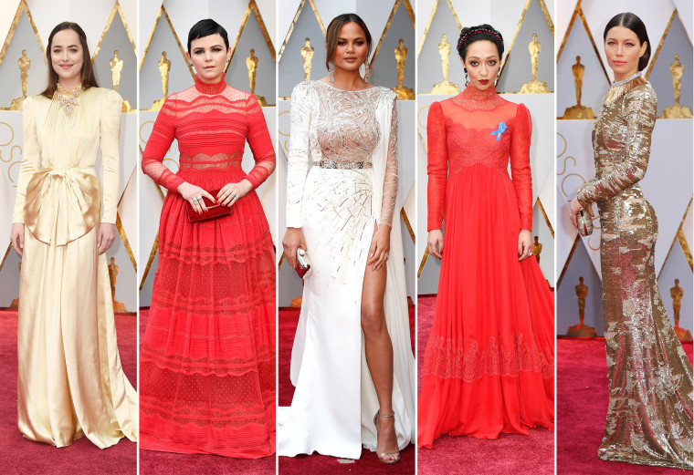 Oscars red carpet trends: Long sleeves