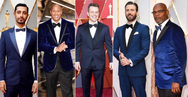 Oscars red carpet trend: Blue suits