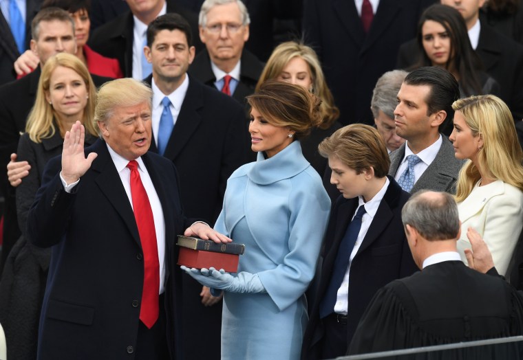Image: President-elect Donald Trump is sworn in as president