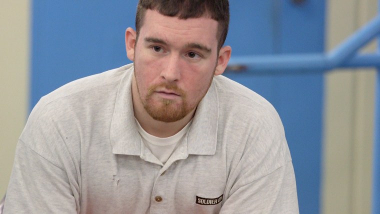 Image: Kyle Weber is part of the "veteran pod" at the Albany County Jail in upstate New York.