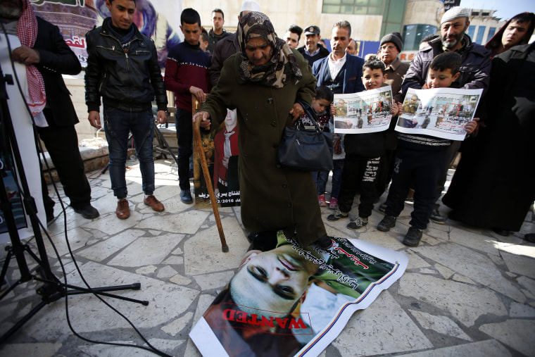 Image: Palestinians protest after sentencing Israeli soldier Elor Azaria