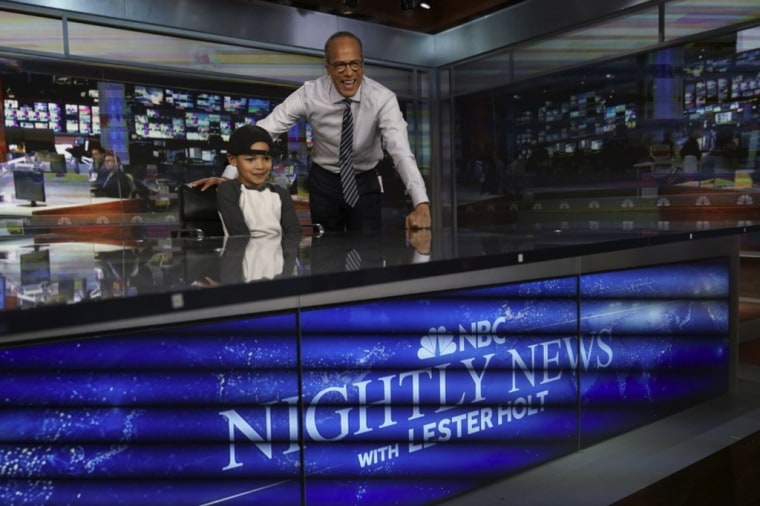 IMAGE: Jaden with Lester Holt