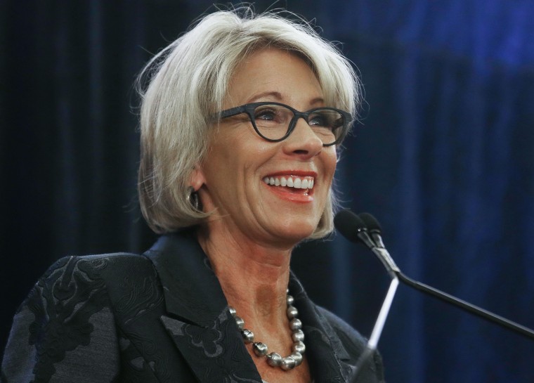 Image: Education Secretary Betsy DeVos