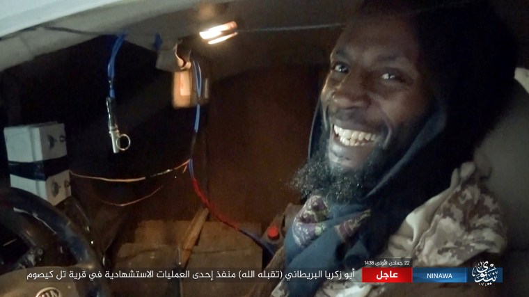 Image: ISIS released this image of Abu Zakariya Al-Britani