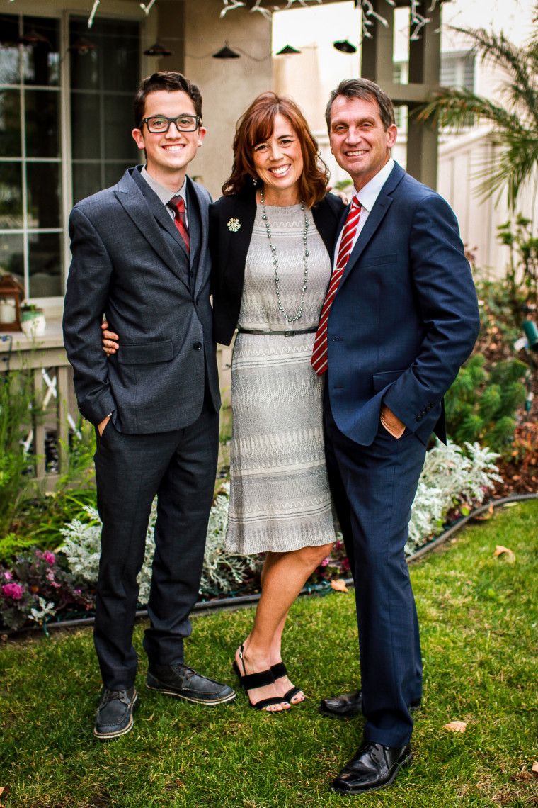 Jacob Dunford and his parents