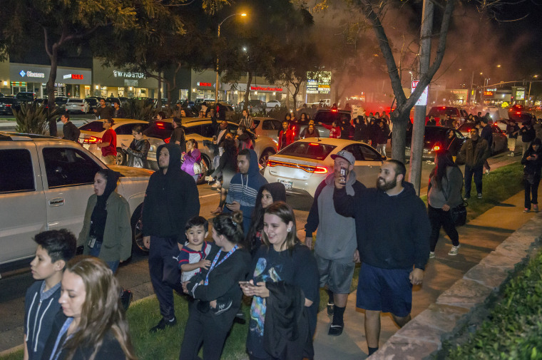 Image: Anaheim police protest