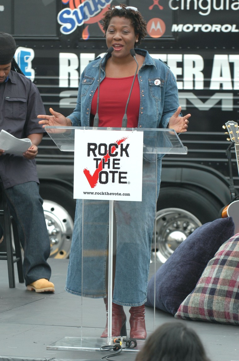 Rock the Vote 2004 National Bus Tour - Press Conference