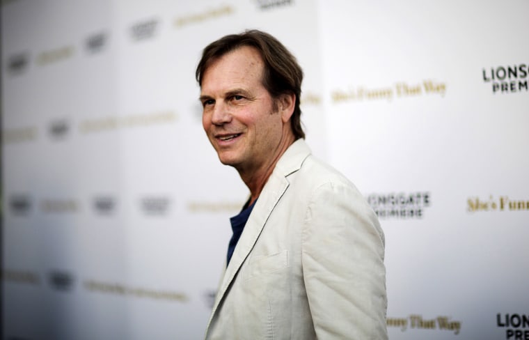 Image: Actor Bill Paxton poses at the premiere of "She's Funny That Way" in Los Angeles, California, Aug. 19, 2015.