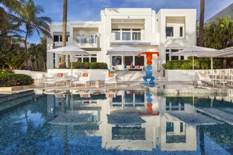 Fashion Designer Tommy Hilfiger's Vibrant House in Miami