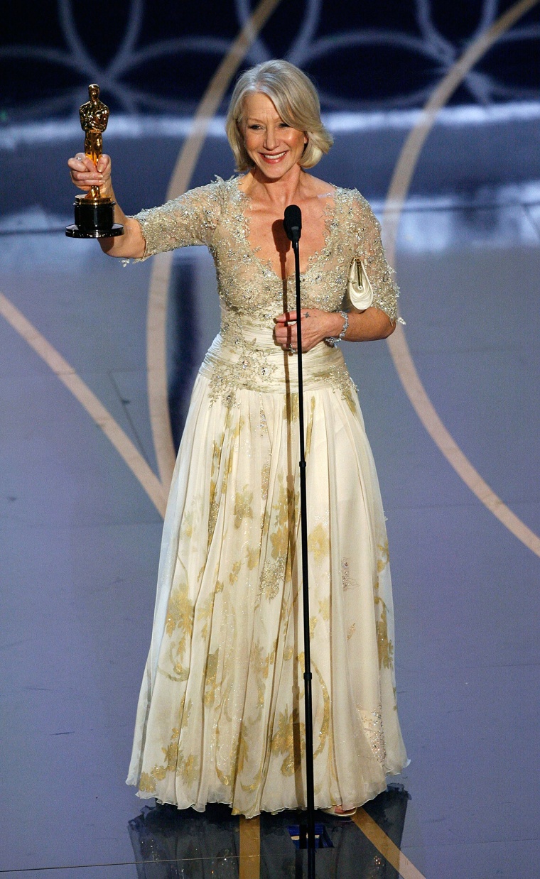 Helen Mirren Oscars Dress