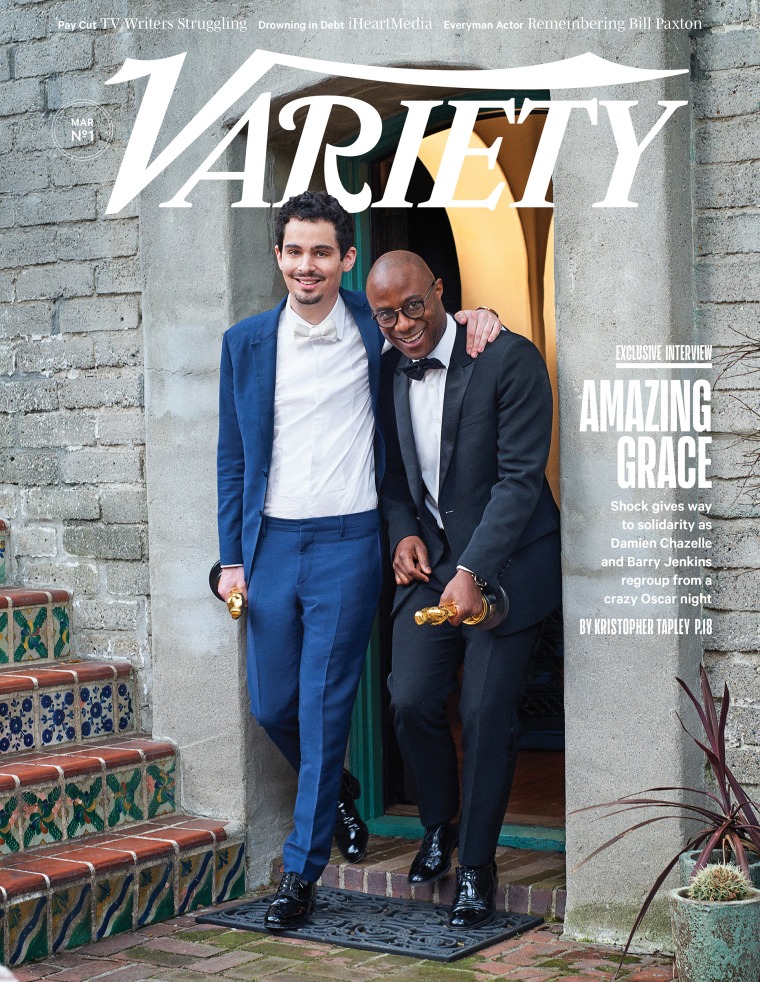 Variety Cover: Damien Chazelle, Barry Jenkins