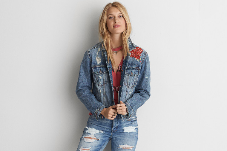 Embroidered Denim Jacket