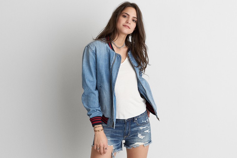 Denim Bomber Jacket