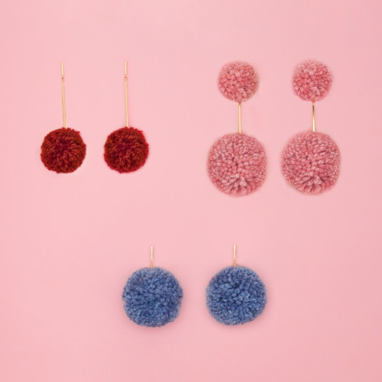 Pom Pom Earrings