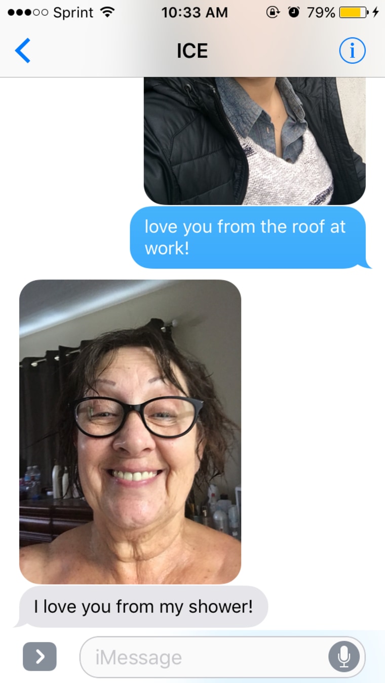 Adorable grandma sends her granddaughter daily pics